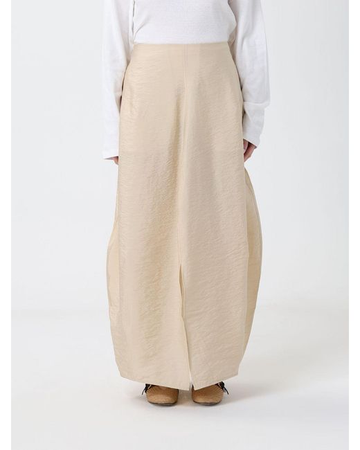 Totême  Natural Parachute Silk Blend Skirt