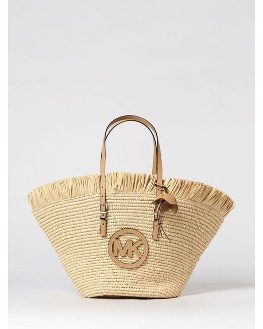 Michael Kors Natural Isa Raffia Bag