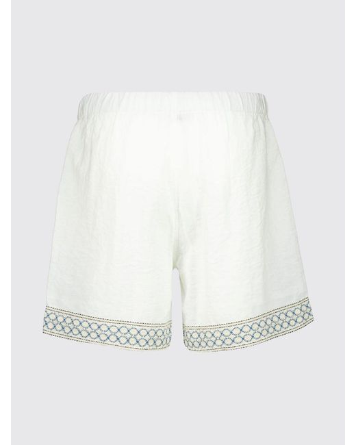 Commas White Shorts for men