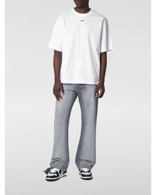 Off-White c/o Virgil Abloh Gray Flared Jeans for men