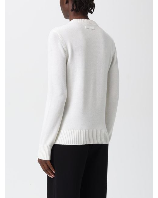 EA7 White Pullover Damen