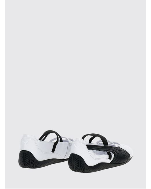 PUMA White Speedcat Mary Jane Ballerina Flats