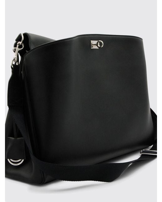 Balenciaga Black Rodeo Medium Messenger Bag for men