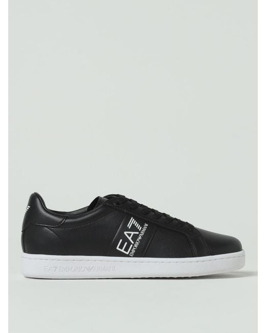 EA7 Black Trainers for men