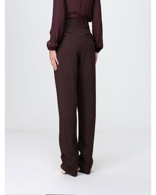Elisabetta Franchi Purple Viscose Pants