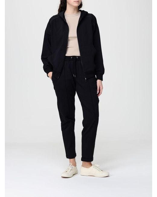 Brunello Cucinelli Blue Light Cotton Hoodie