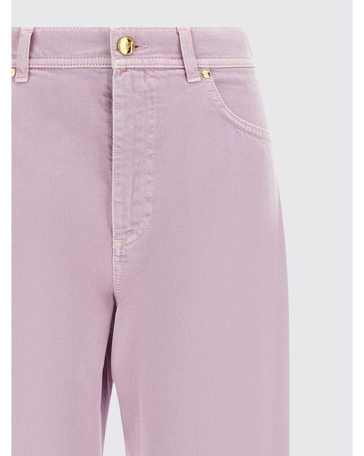 Jeans De 5 Bolsillos Alberta Ferretti de color Pink