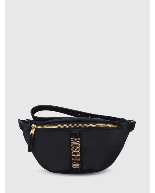 Moschino Couture Black Canvas And Suede Belt Bag for men