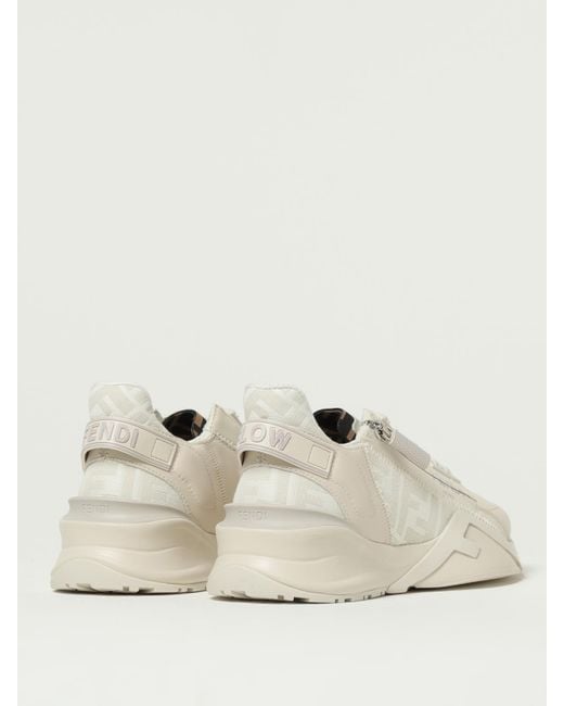 Fendi Natural Sneakers Damen