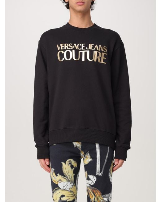 Versace Jeans Couture Black Sweatshirt for men