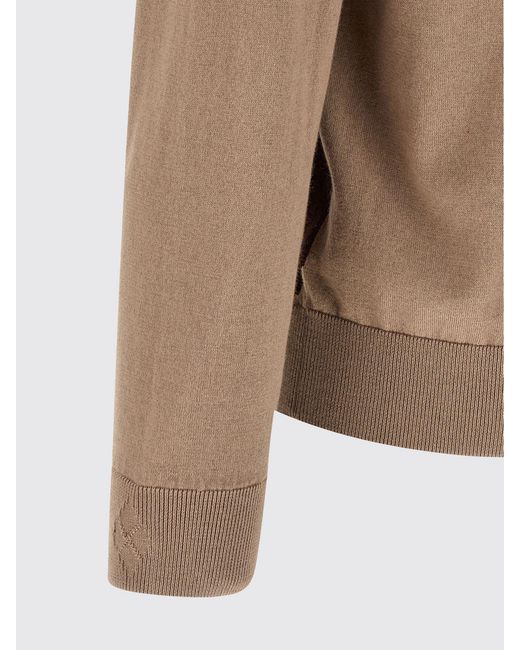 Ballantyne Rautenmuster-Cardigan Aus Baumwolle Und Kaschmir in Natural für Herren