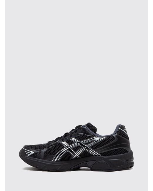 Asics Black Gel-1130 Synthetic Leather And Mesh Sneakers With Gel Technology for men