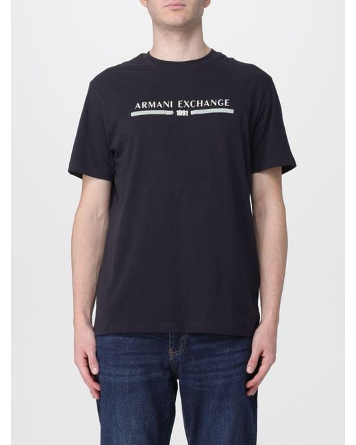 T-Shirt Homme ARMANI EXCHANGE pour homme en coloris Blue