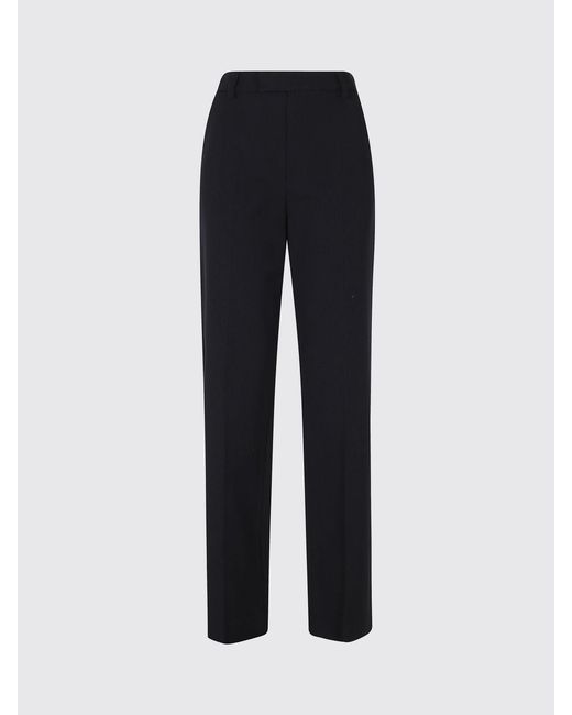 A.P.C. Black High-Waisted Slim Fit Crêpe Tailored Trousers