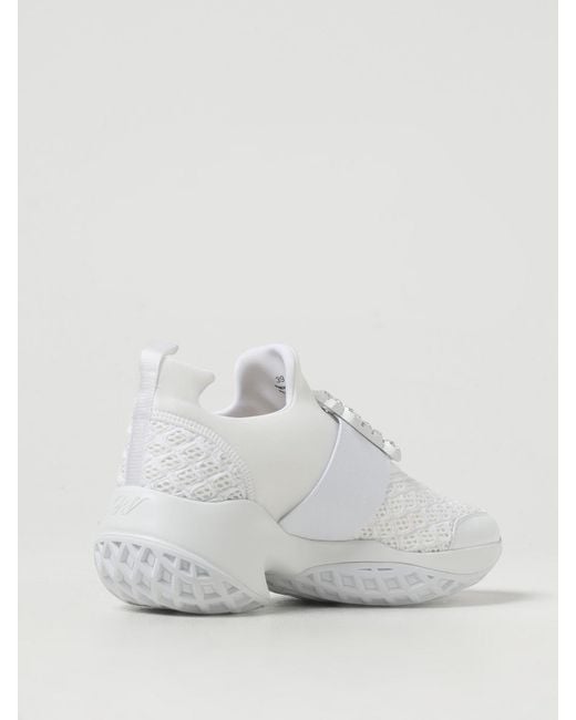 Roger Vivier White Viv' Run Sneakers By