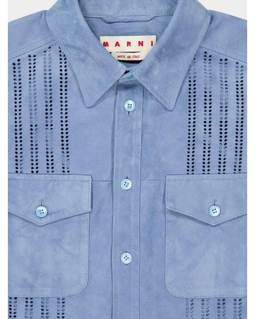 Marni Blue Jacket for men