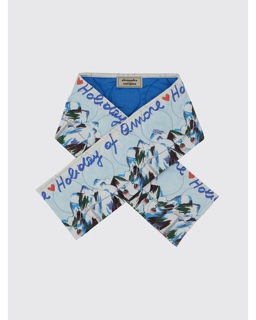 ALESSANDRO ENRIQUEZ Blue Schal Damen