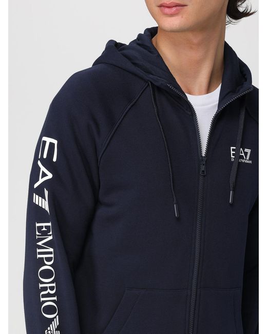EA7 Blue Sweatshirt for men