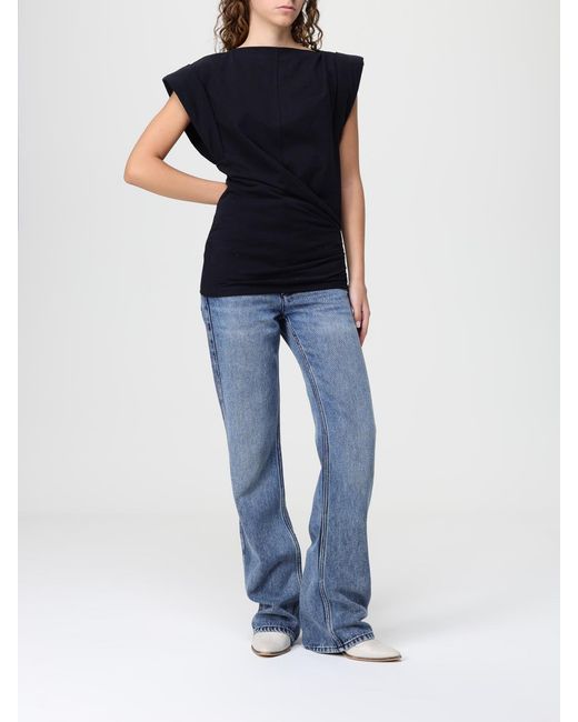 Isabel Marant Blue Cotton Jeans
