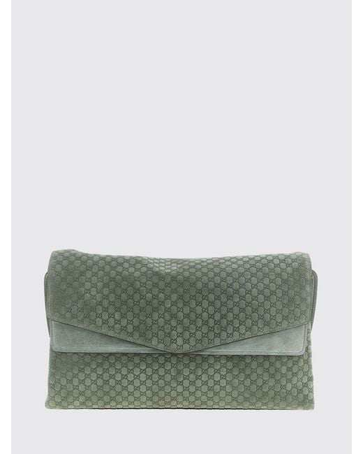 Gucci Green Large Chain Shoulder Bag