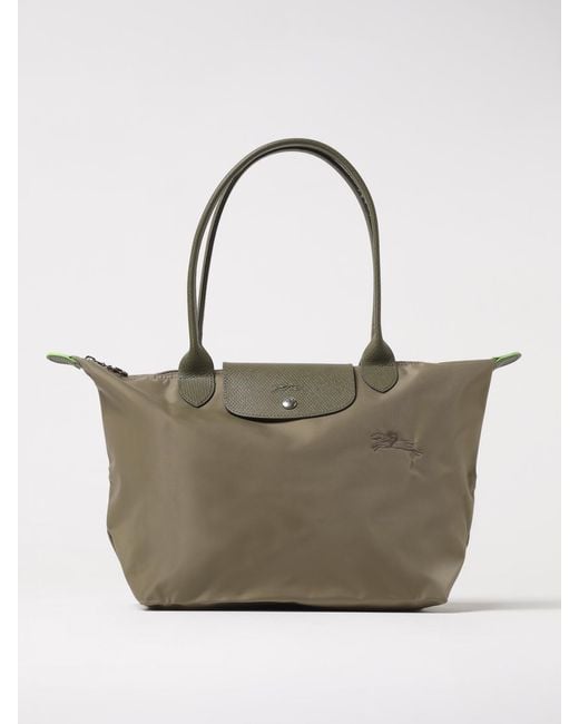 Bolso Shopper Le Pliage Mediano Longchamp de color Natural