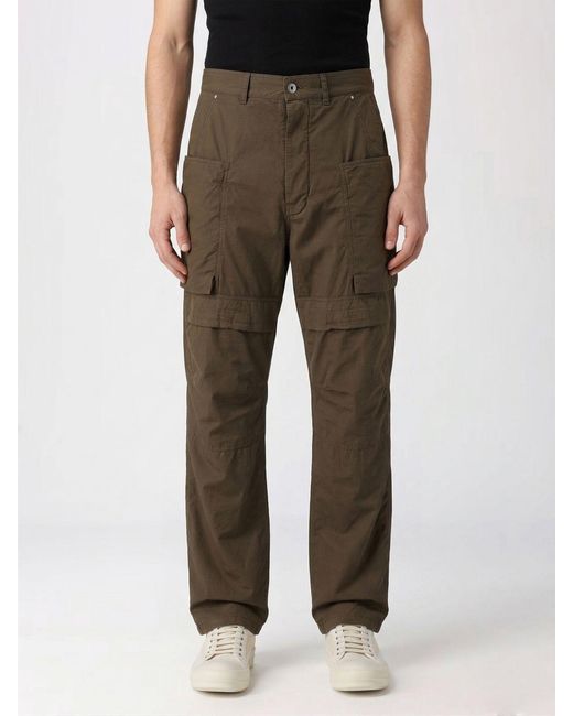 Rick Owens Brown Stefan Cotton Cargo Pants for men