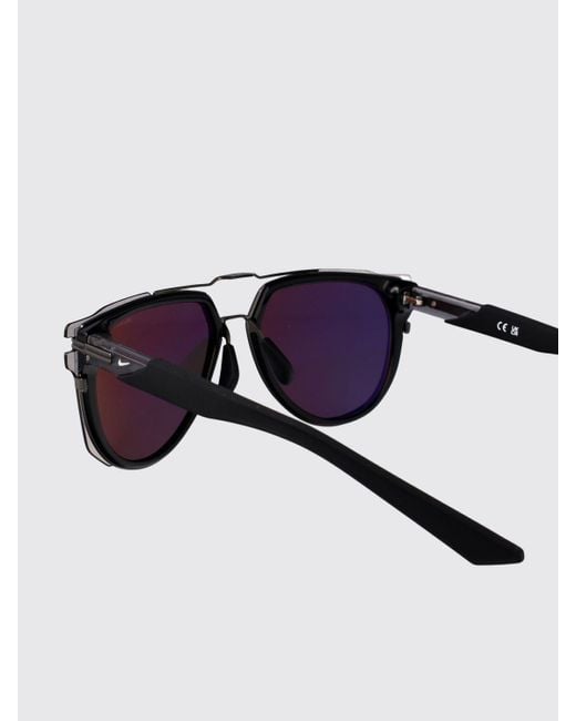Nike Black City Aviator Acetate Sunglasses for men