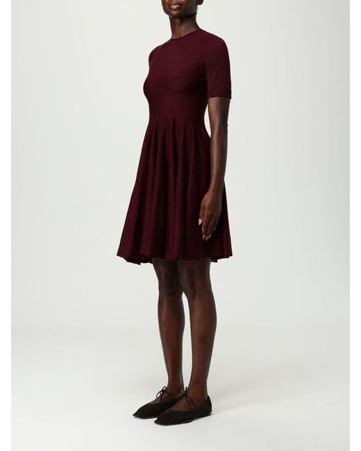 Alaïa Skater Flared Wool Mini Dress