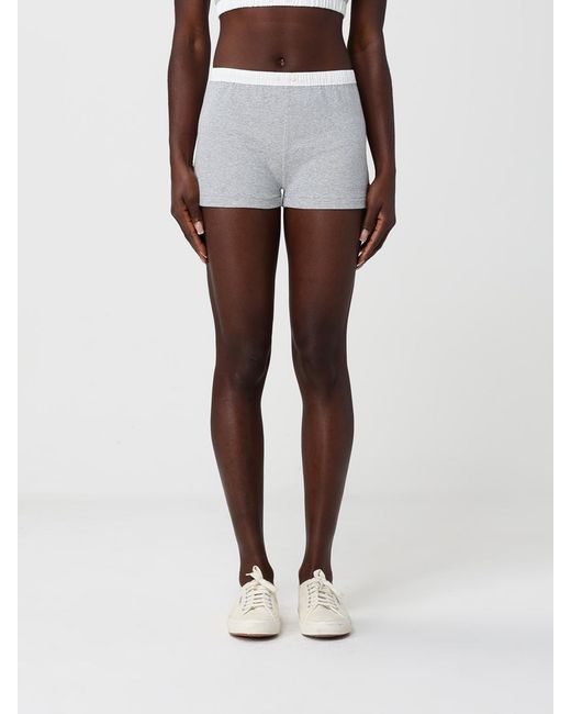 Entire studios Gray Knit Culotte Shorts