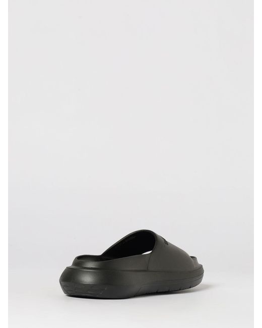 Emporio Armani White Rubber Sliders for men