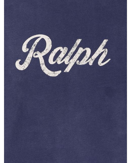 Polo Ralph Lauren Blue Cotton T-Shirt With Logo for men