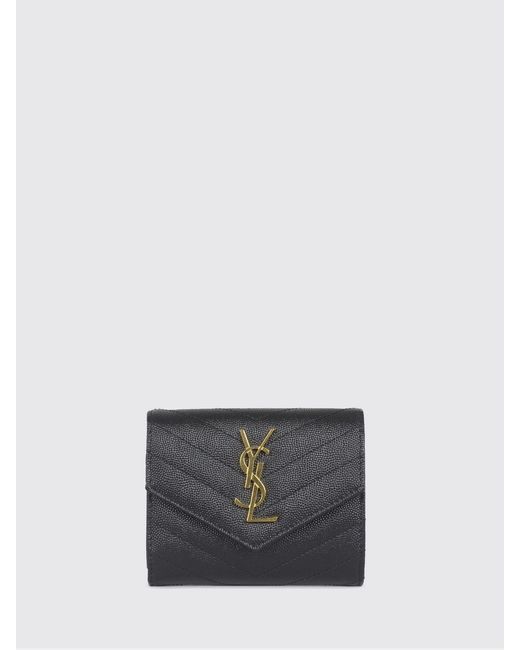 Saint Laurent White Cassandre Wallet