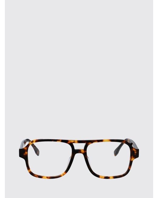 Fendi White Tortoiseshell Acetate Optical Glasses for men