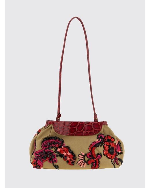 Borsa A Spalla di Dries Van Noten in Red