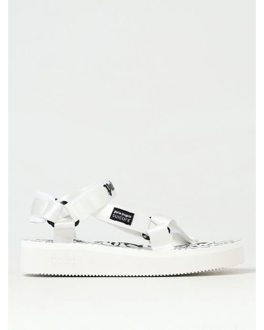 Palm Angels White Sandals for men