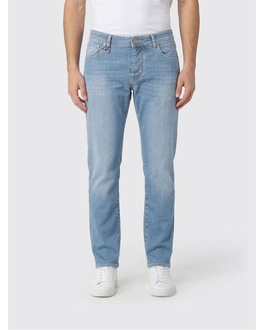 Jacob Cohen Blue Slim Fit Denim Jeans for men