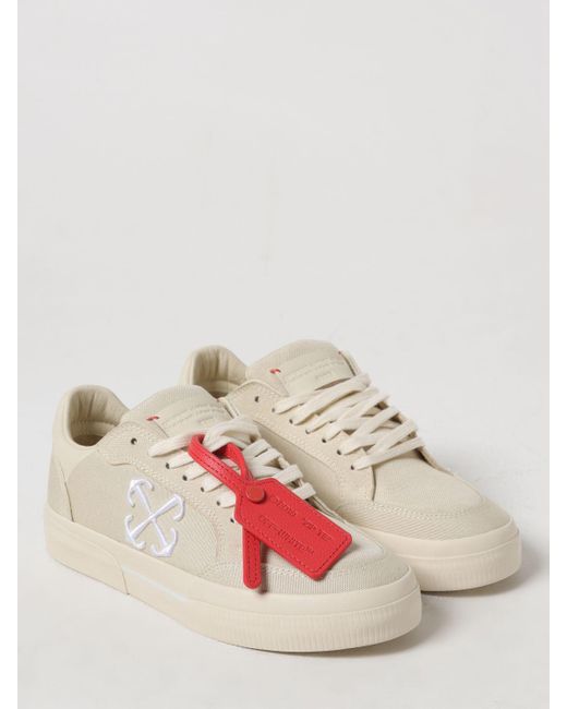 Sneakers Vulcanized in canvas di Off-White c/o Virgil Abloh in Pink