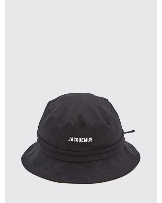 Jacquemus Black Le Bob Gadjo Bucket Hat for men