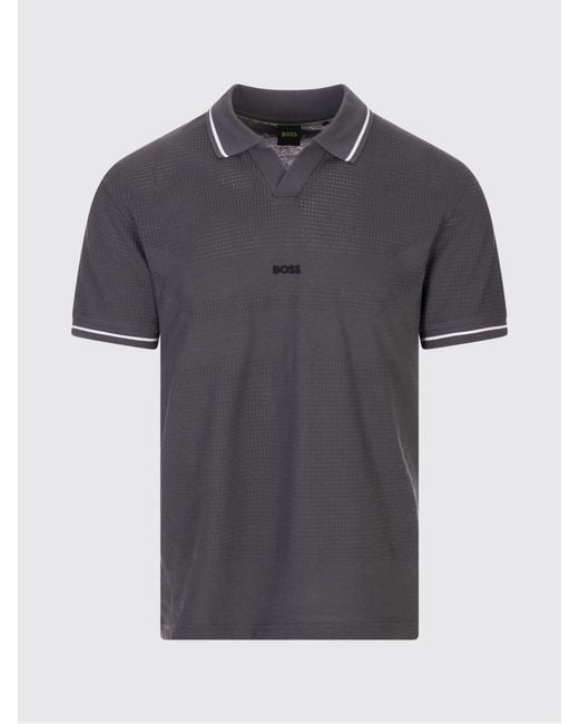 Polo Homme Boss pour homme en coloris Gray
