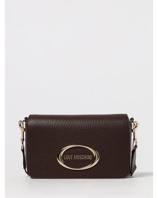 Borsa A Tracolla di Love Moschino in Brown