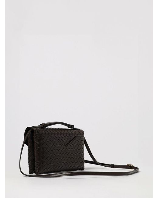 Bottega Veneta Black Knot Lock Woven Leather Bag