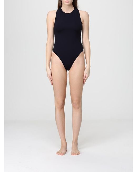 Our Legacy Blue Stretch Polyamide One-Piece Swimsuit
