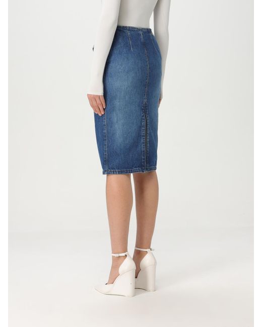 Gonna Midi di Elisabetta Franchi in Blue