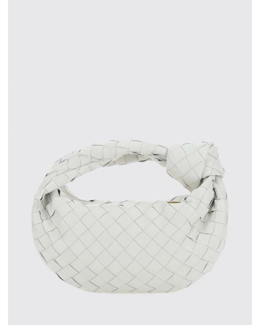 Bottega Veneta White Shoulder Bag