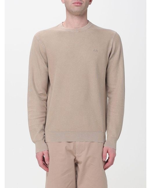 Sun 68 Natural Cotton Crew Neck Pullover for men