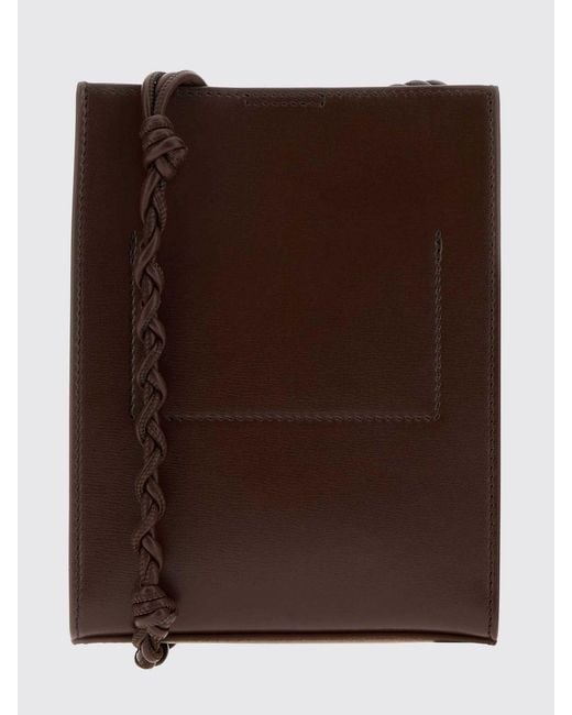 Jil Sander Brown Crossbody Bag