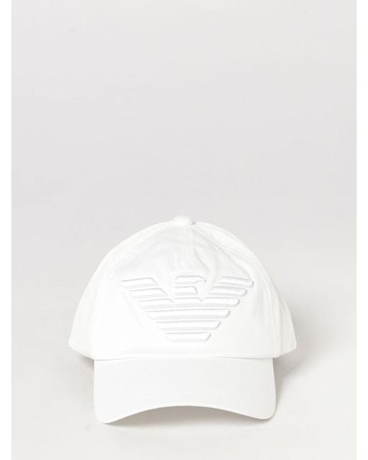 Emporio Armani White Hat for men