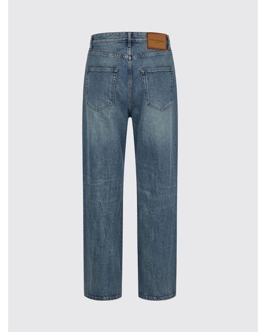 Wooyoungmi Blue Wide-Leg 5-Pocket Jeans for men