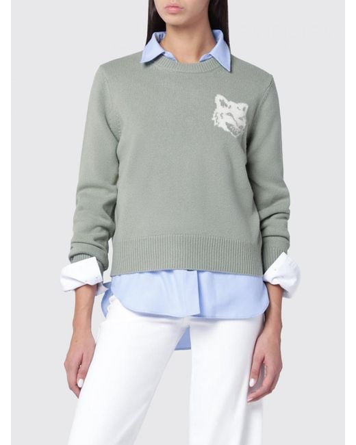 Maison Kitsuné Blue Maison Kitsun&Eacute Sweater