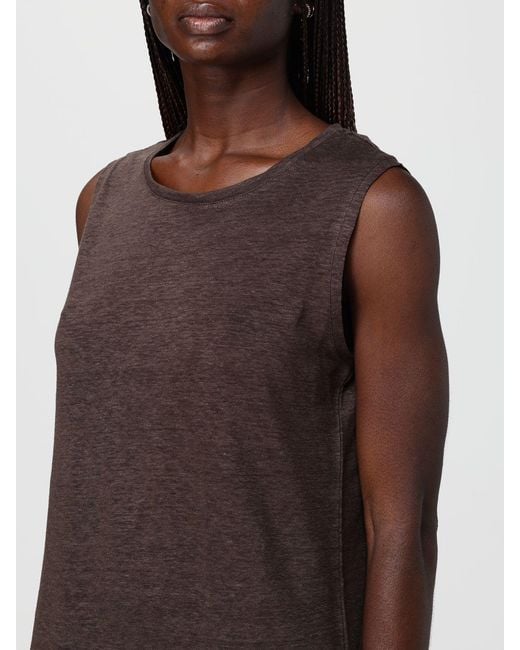 Kangra Brown Linen Knitwear